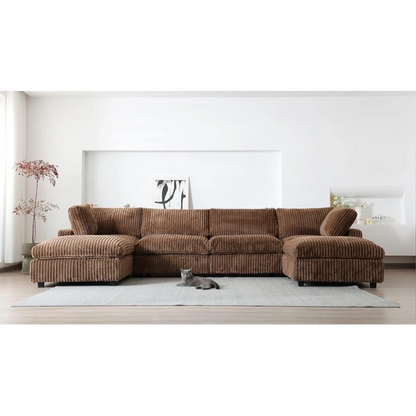U Şekilli Modüler Koltuk & Puf – Monterra Serisi - 380x190 U Şekilli