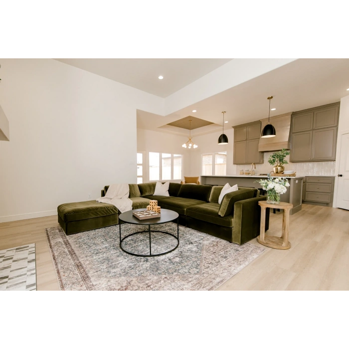 U Şekilli Modüler Koltuk & Puf – Paris  Serisi 380x190