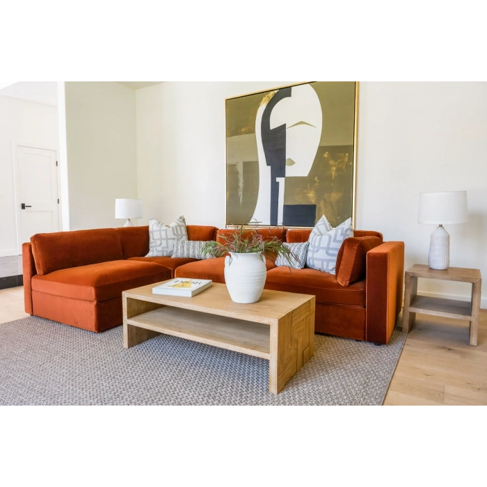 U Şekilli Modüler Koltuk & Puf – Paris  Serisi 380x190