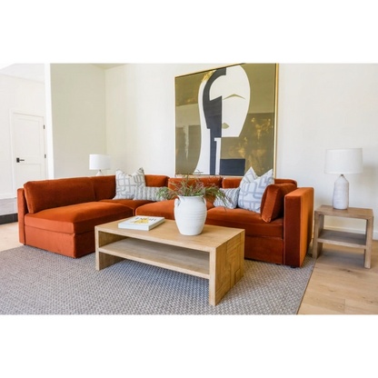 U Şekilli Modüler Koltuk & Puf – Paris  Serisi 380x190